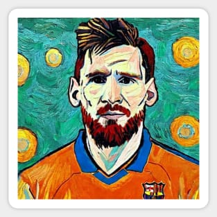 Messi Art Tshirt Sticker